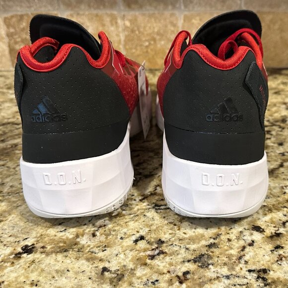 Adidas DON Issue 4 Mens Size 14 Red Basketball Shoes New without box E24 E/P - Picture 4 of 7